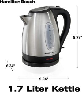 Hamilton Beach Electric Tea Kettle Cordless