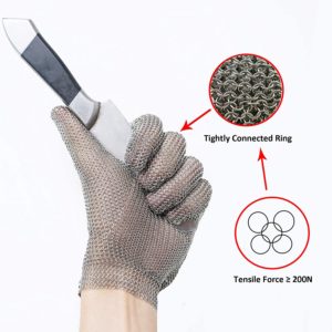 Gloves for Food Handling, Meat Processing Kitchen Butchers Slicing Chopping Restaurant Work Safety