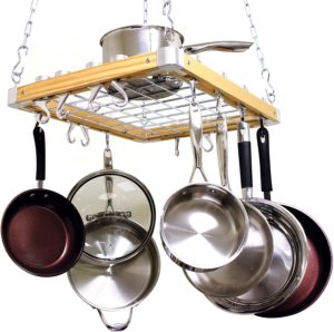 heavy duty hanging pot rack