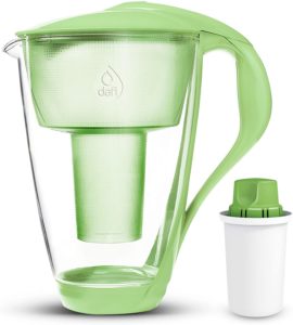 charcoal water filter glass jug