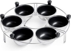 egg poacher pan for 6 eggs