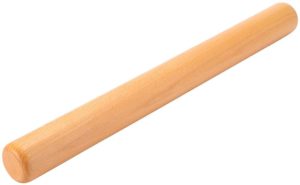 wooden rolling pin with handles