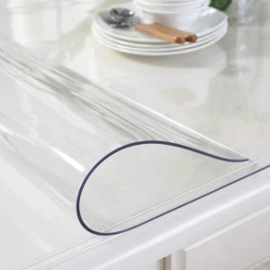clear pvc table protector