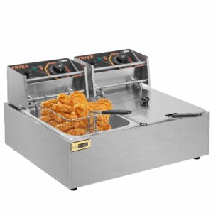 double outdoor fryer