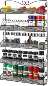 cabinet door spice rack