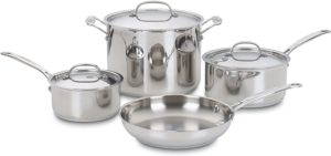 cuisinart cookware set 7 piece