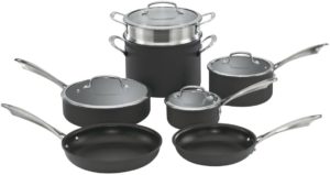 cuisinart cookware set red