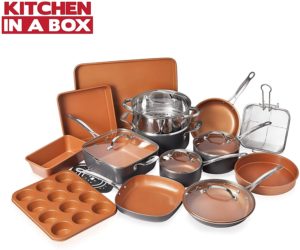 Gotham Steel Cookware + Bakeware Set with Nonstick