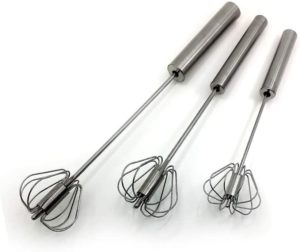 stainless steel whisk set