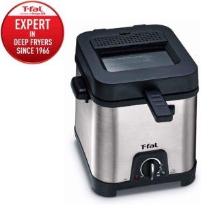 small deep fryer with removable oil container