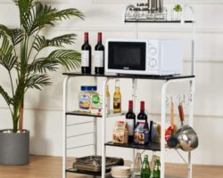 Top 10 Best Microwave Cart with Storage in 2022