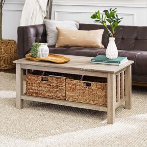 rustic coffee table amazon