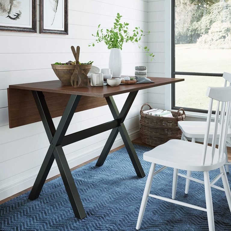 Derby Convertible Console Dining Counter Table Seats 2 to 4 Expresso Wood Finish