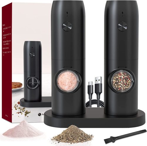 Automatic pepper mill set