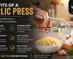12 Best Garlic Presses for Kitchen in 2026 – Durable, Easy-to-Clean Picks for Every Kitchen